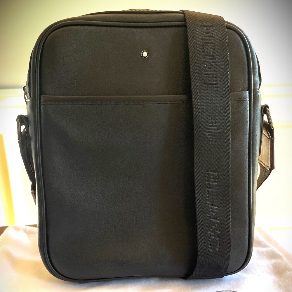MONTBLANC Classic Black Leather Cross Body Bag